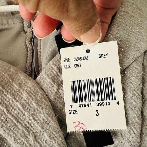 Speechless sparkle Gray bodycon dress juniors size 3 - Picture 8 of 11